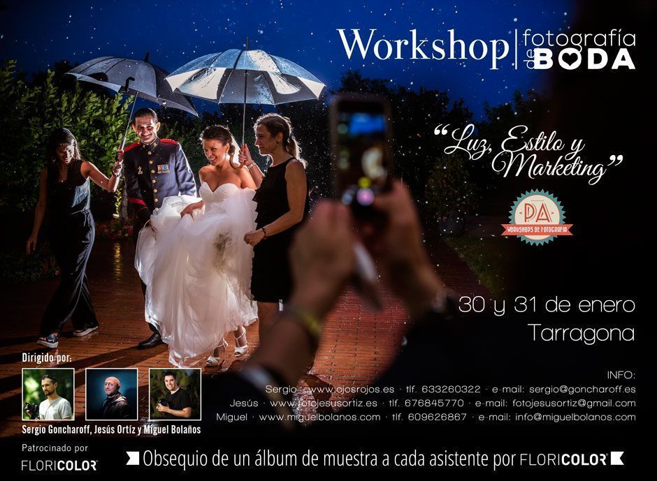 workshop para fotografos de boda luz estilo y marketing